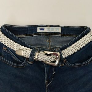 White Bohemian Belt